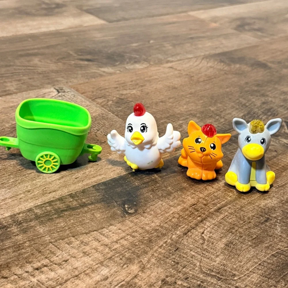 VTech Go Go Smart Animals Farm Set and Wagon Bundle, 4 pc